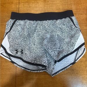 Girls Under Armour Dotted Athletic Shorts